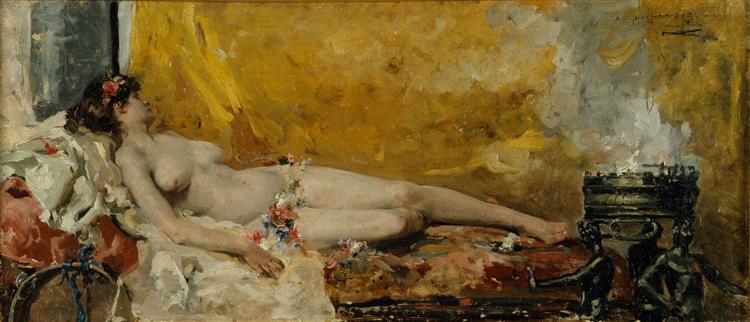 Bacante resting - 1887