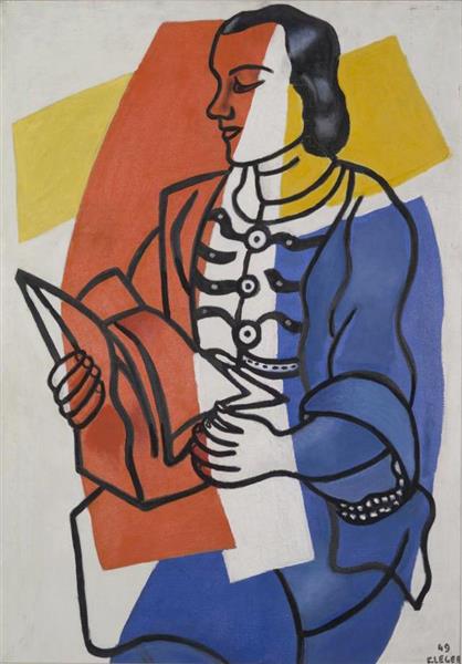 Reading (portret van Nadia League) - 1949