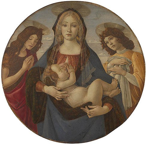 A Virgem e a Criança com São João e um Anjo - 1490