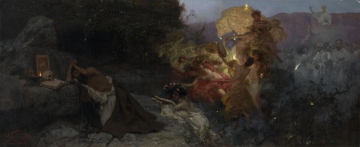 The temptation of San Jerónimo - 1886