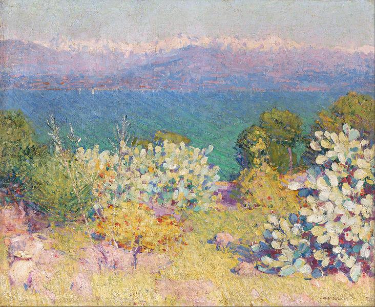 Am Morgen - Antibes Maritime Alpen - 1891