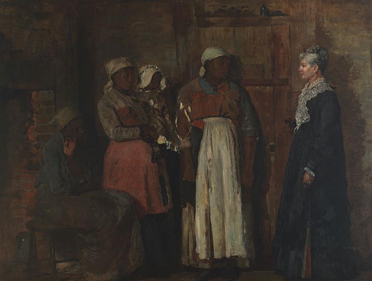 A Visit From The Old Mistress - 1876