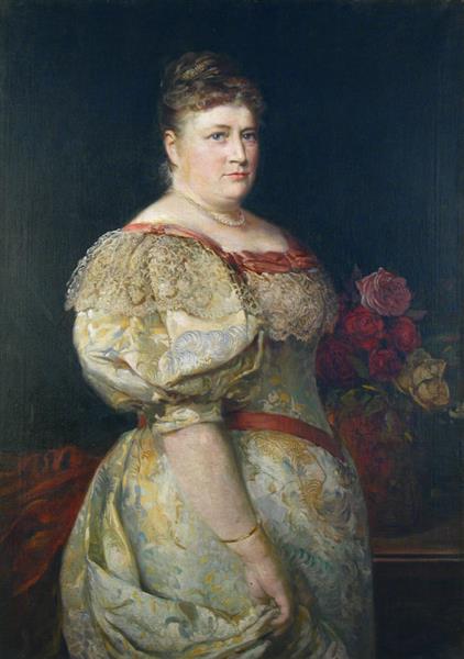 Retrato De Amalia Gavrilova - 1896