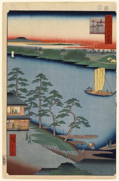 93. Niijuku Ferry - 1857 