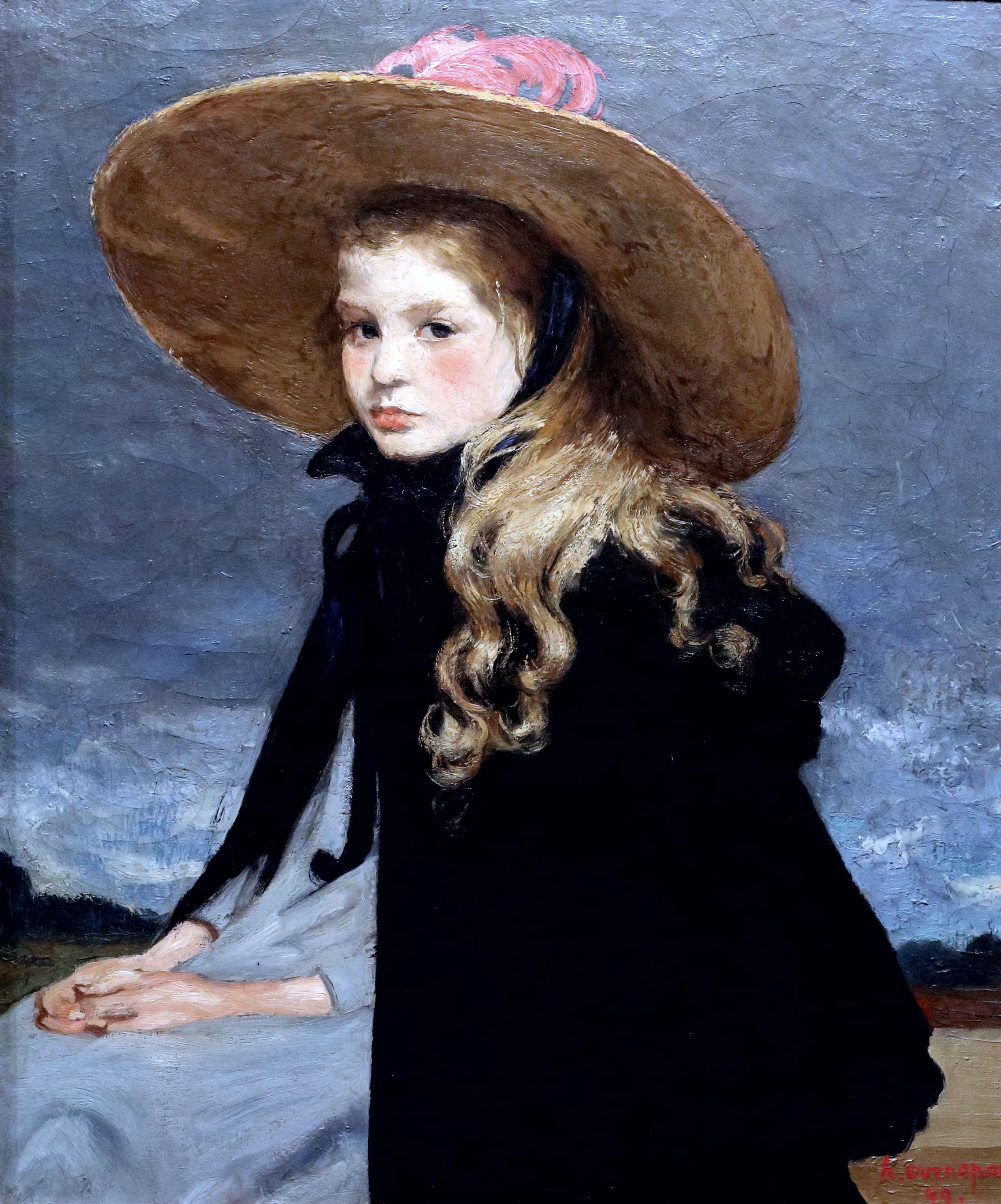 Henriette con Sombrero Grande