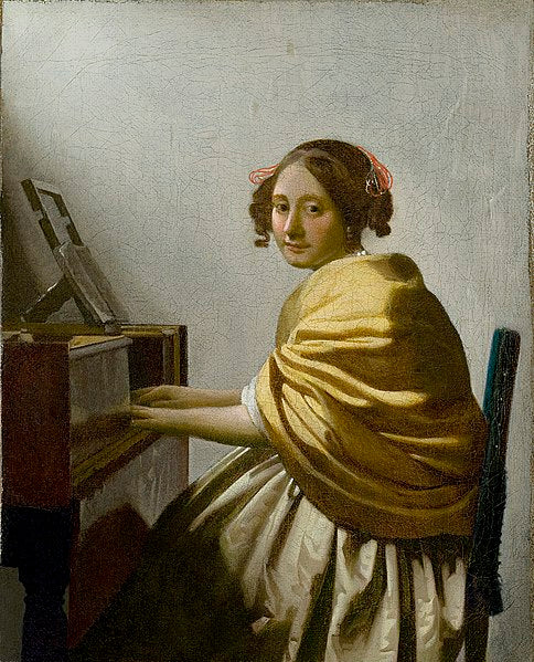 A Lady Seated at a Virginal