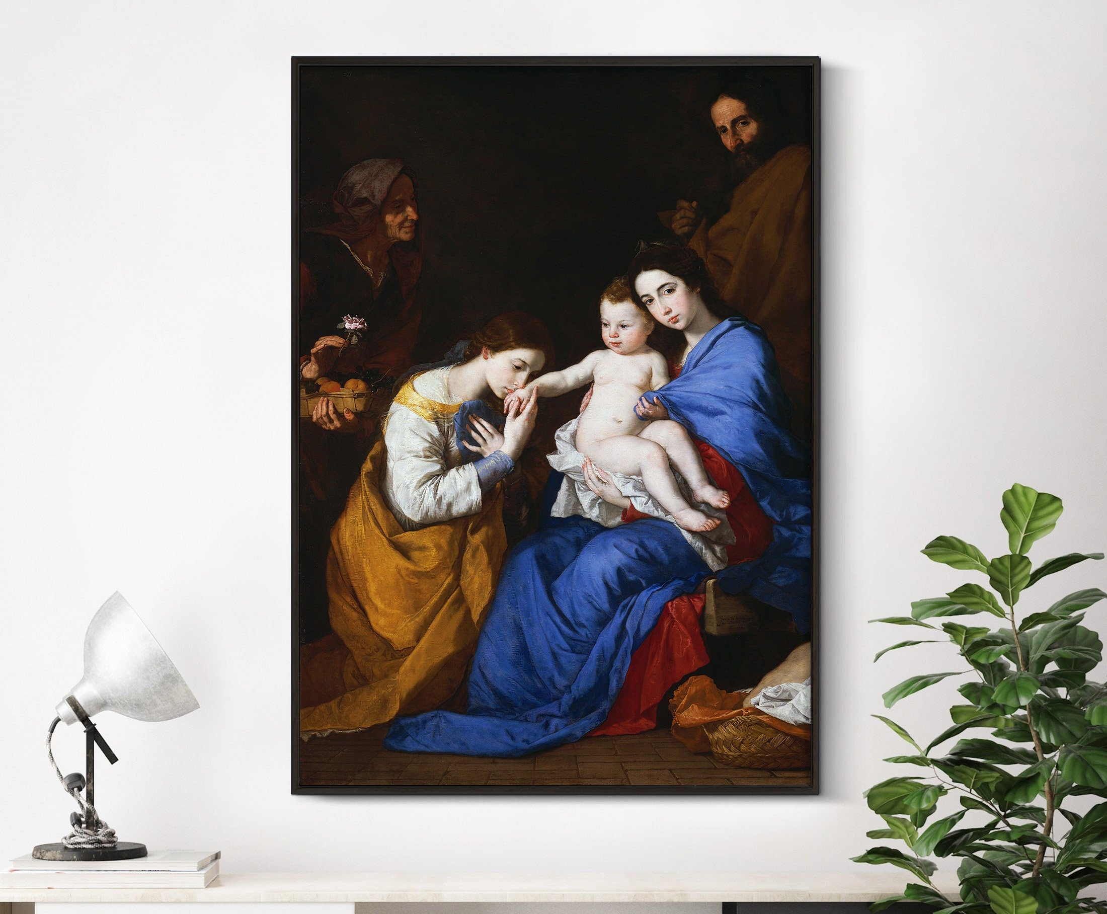 A Sagrada Família com Santa Ana e Santa Catarina de Alexandria 