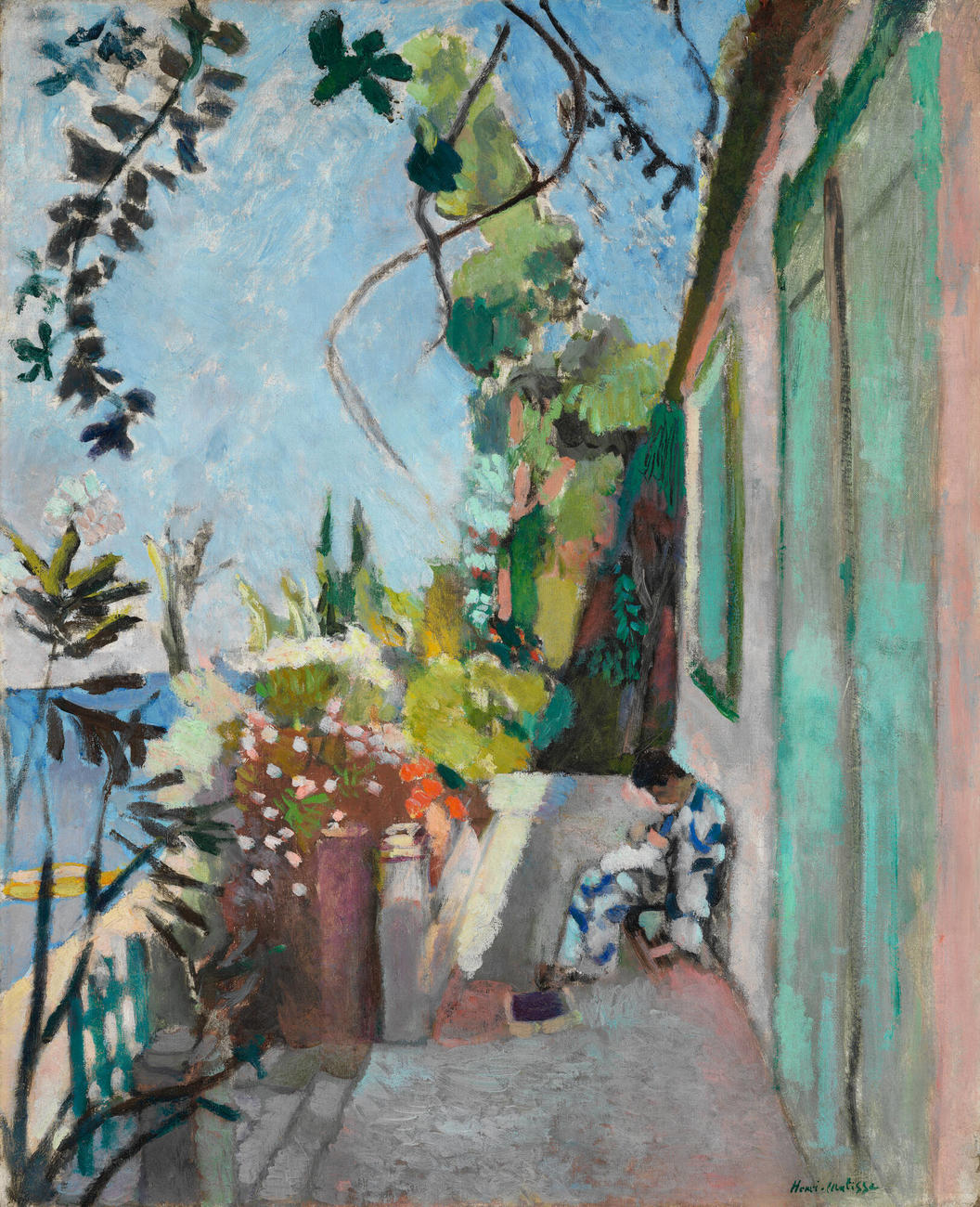 La terraza en St. Tropez 1904