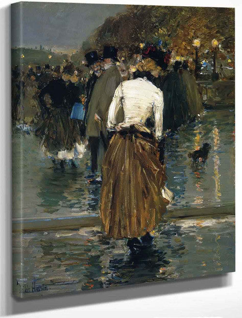 Passeio ao pôr do sol - Paris - 1889