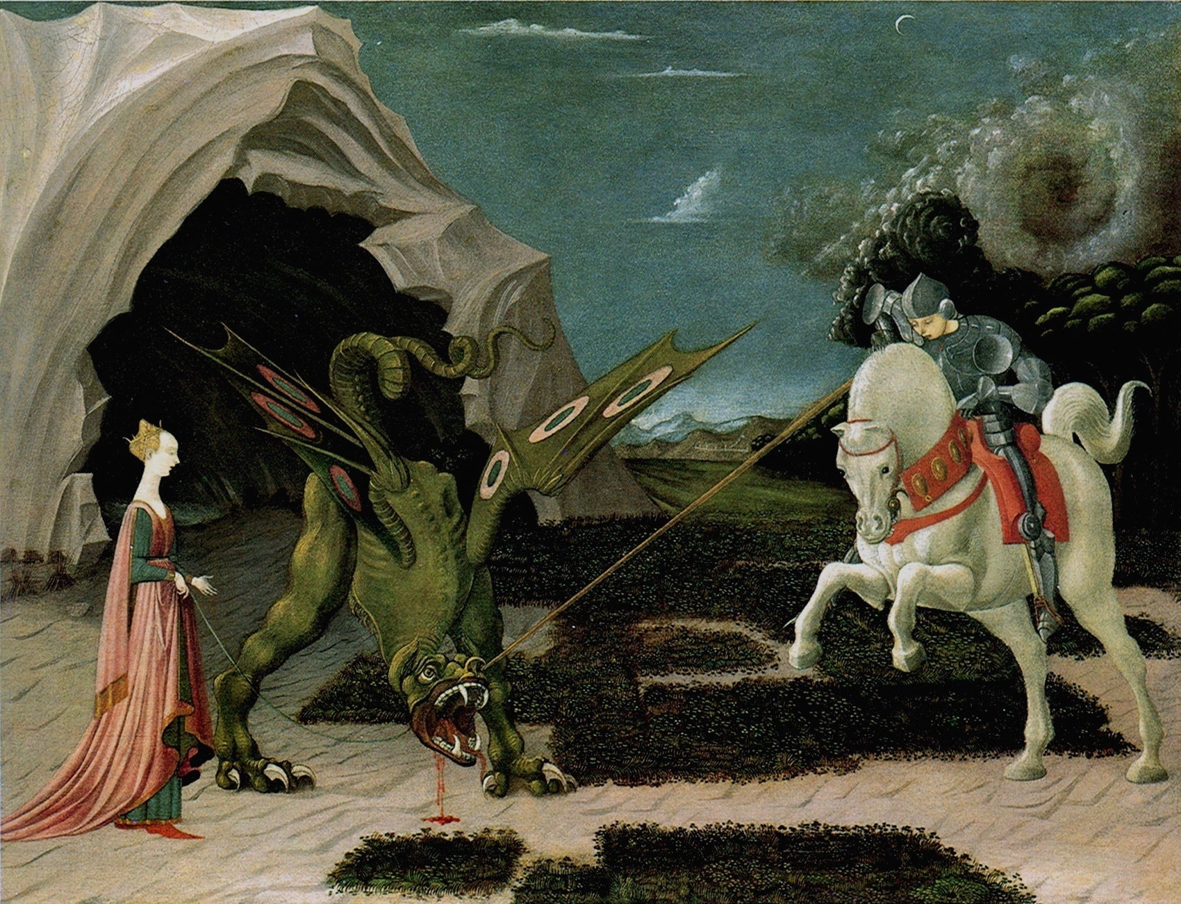 San Jorge et le dragon