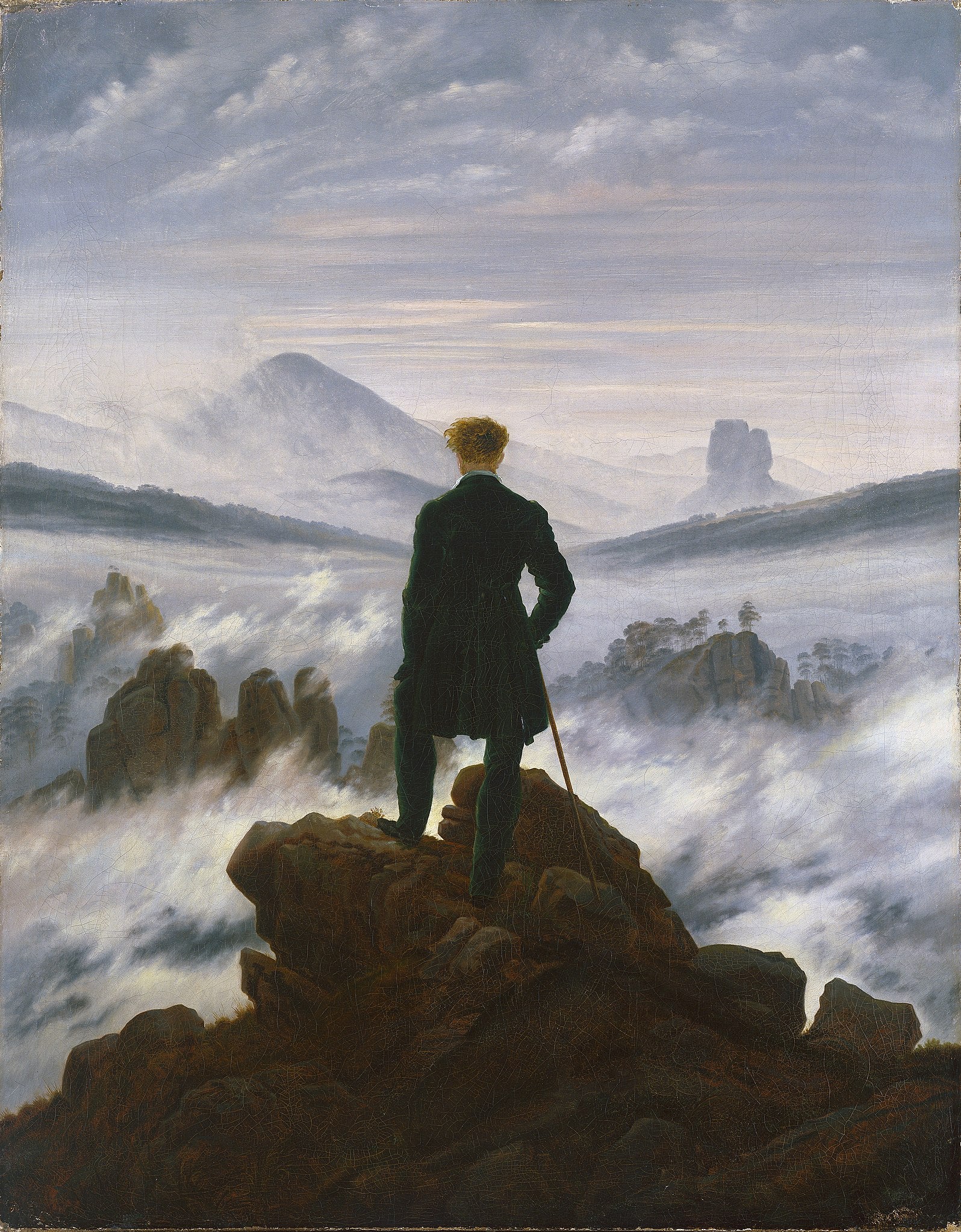 Der Wanderer auf dem Meer der Wolken