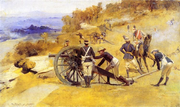 A campaign artillery battery - Nueva Wales del Sur - 1896