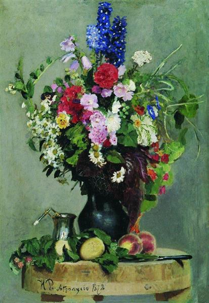 Un Ramo De Flores - 1878