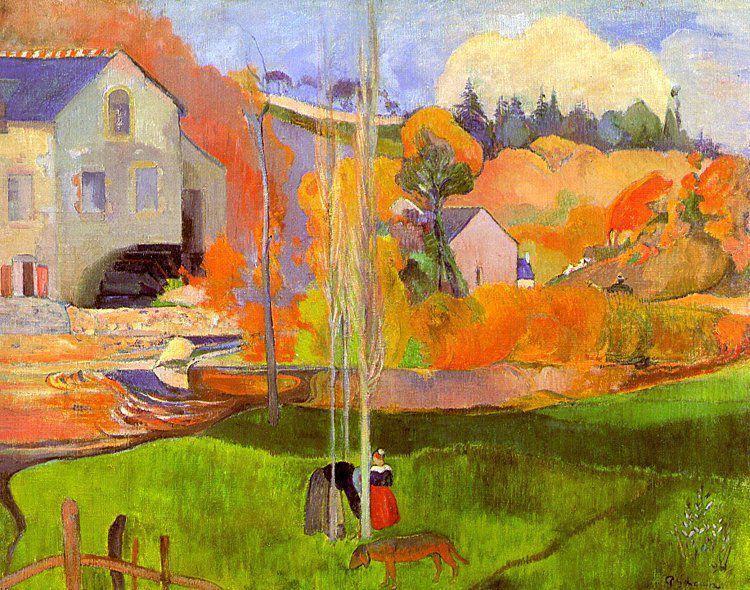 Un paysage breton. David's Mill. - 1894