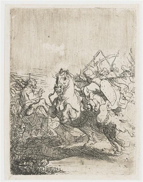 A cavalry fight - 1632