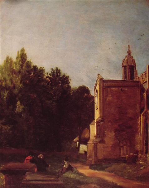 O Pórtico de uma Igreja - 1810