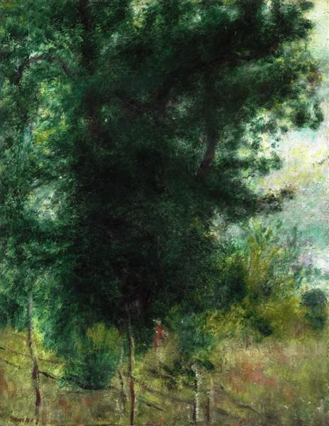 Una Valla En El Bosque - 1878