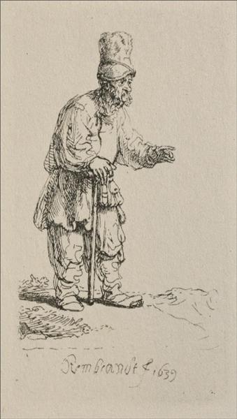 Ein Jude mit hohem Hut - 1639