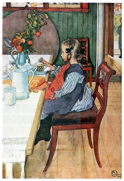 The miserable breakfast of an early morning - 1900