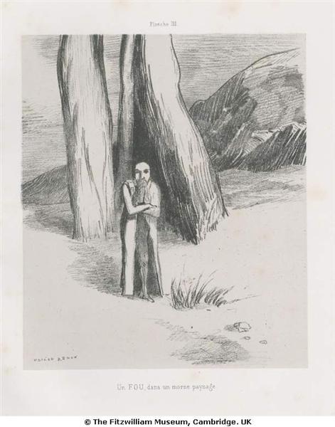 A Madman in a Desolate Landscape - 1885