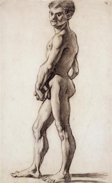 A Male Nude - 1863