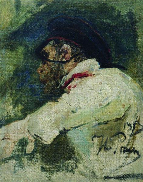 A man with a white jacket - 1913