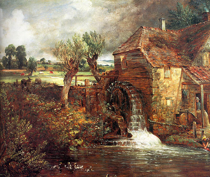 Eine Mühle in Gillingham in Dorset - 1826