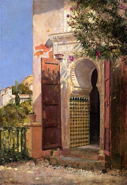 Una porta moresca - 1883