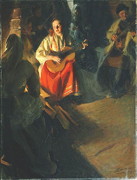 Une famille musicale - 1905