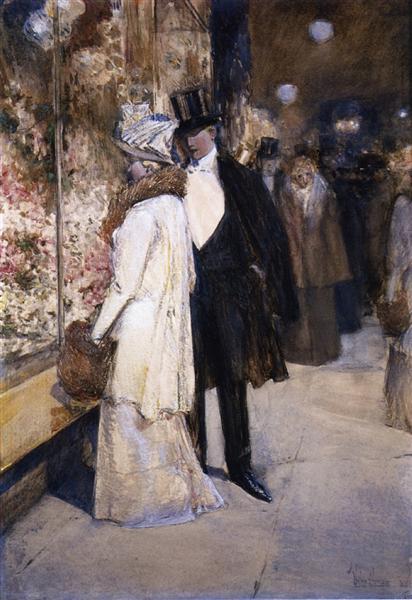 Une nuit du Nouvel An - New York - 1892