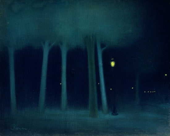 Un parc de nuit - 1895