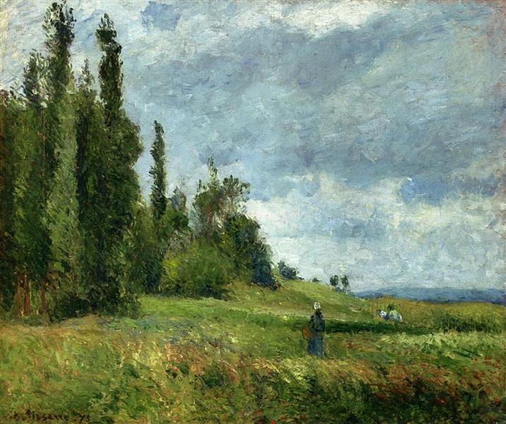 Una parte di Groettes - Pontoise - Grey Time - 1875