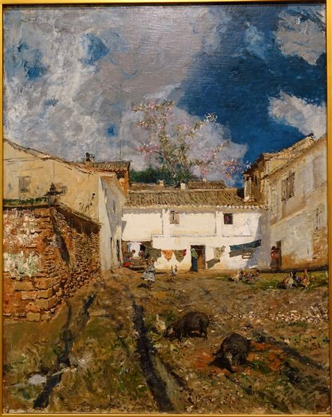 Un Patio En Granada - 1873