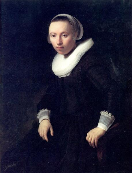 Um retrato de uma jovem mulher - 1632