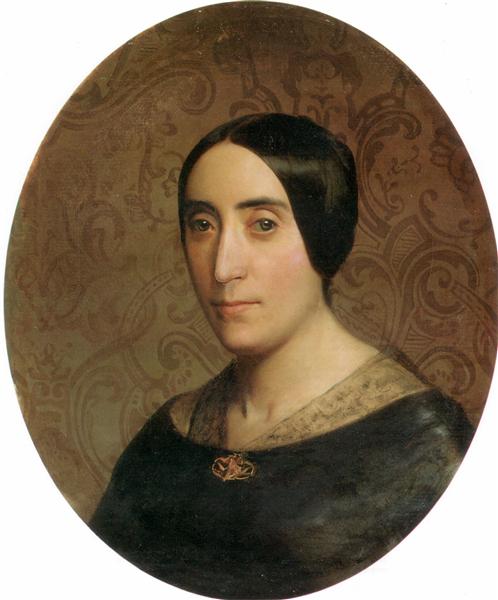 Un portrait d'Amelina Dufaud - 1850