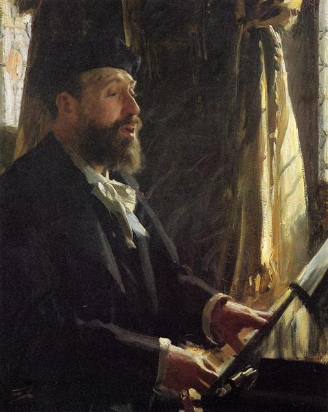 Ein Porträt von Jean Baptiste Faure - 1891