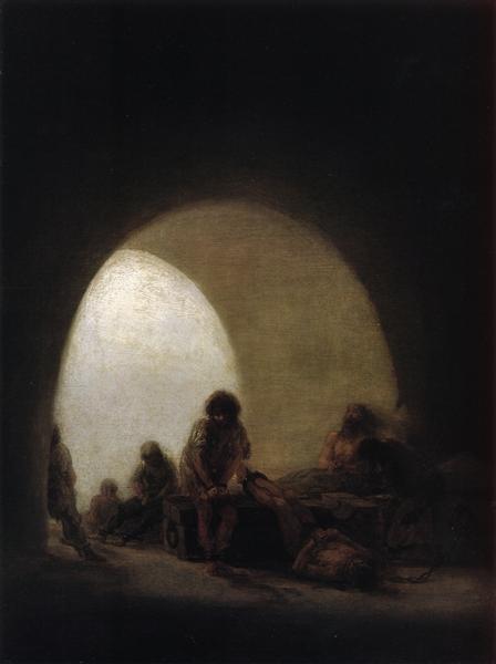 Une scène de prison - 1814