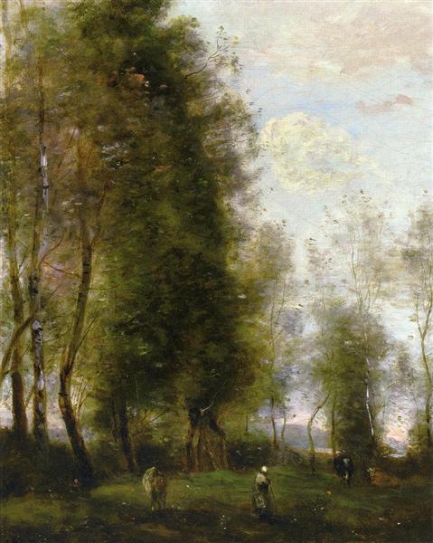 Un Lugar De Descanso Con Sombra - 1873