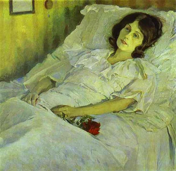 A sick girl - 1928