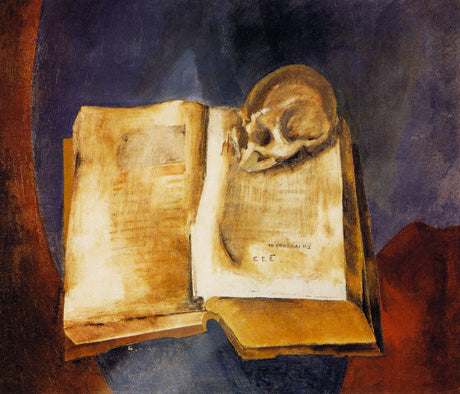 A skull in the open book - 1950