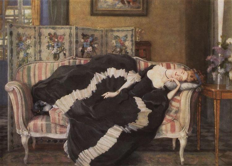 Una Mujer Dormida - 1909