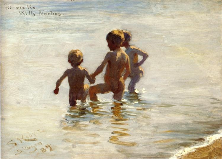 Ein Sommertag in Skagen South Beach - 1884