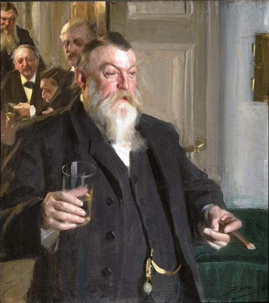 En skål af Idun Society - 1892