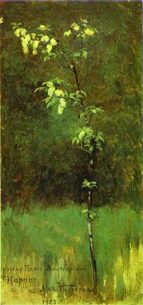 A tree in flower - 1890