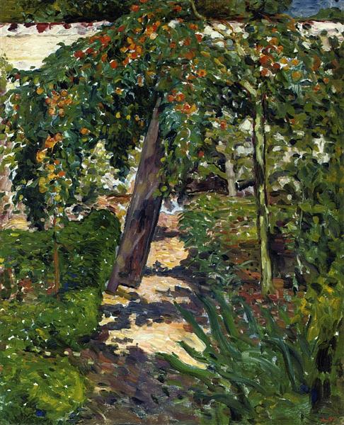 A tree in the garden - 1896