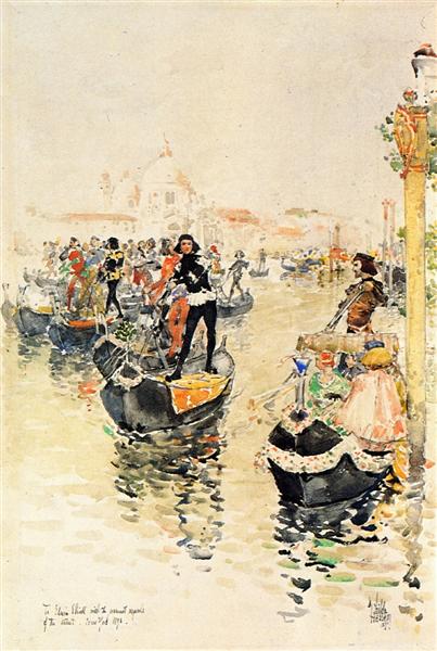 Una regata veneciana - 1891