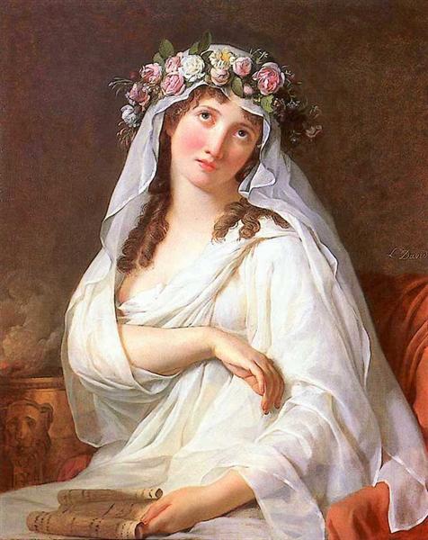 A Vestal Virgin Crowned with Flowers - 1783