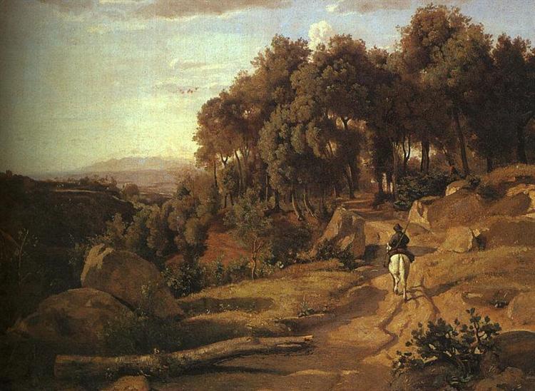 Una vista vicino a Colterra - 1838