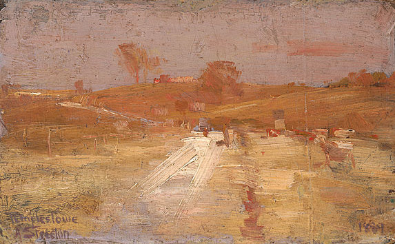 Una Vista De Templestowe - 1889