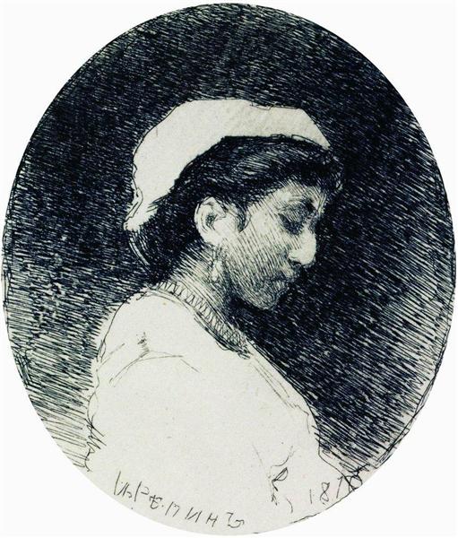 A woman with a cap